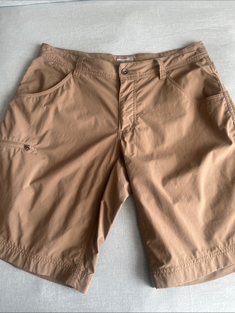 Marmot Men's Arch Rock Tan Hiking Shorts 32x10